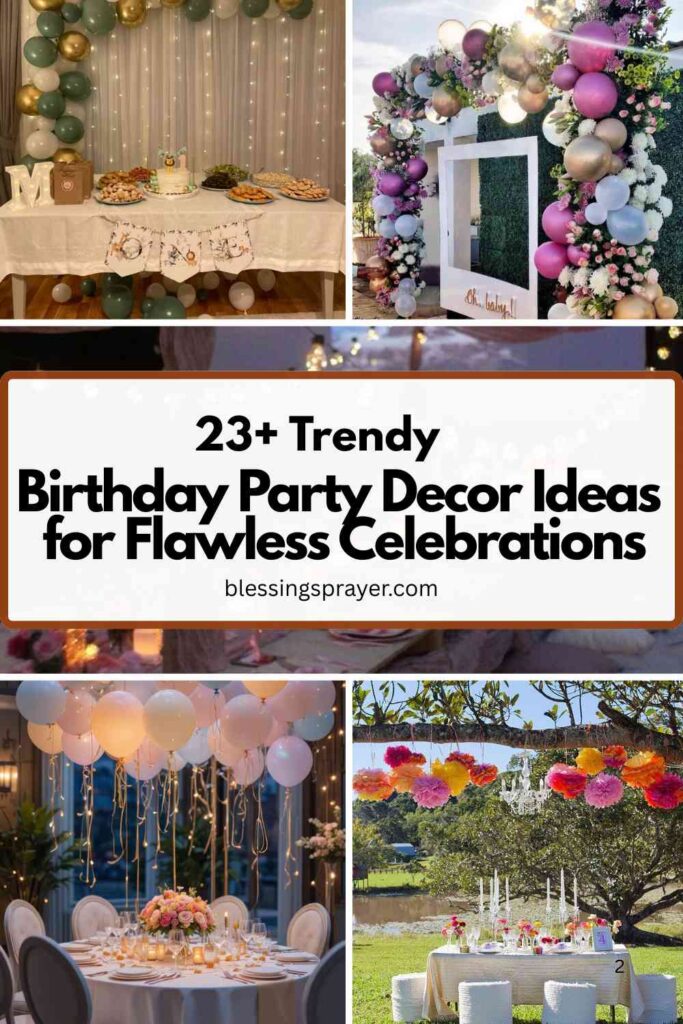 Birthday Party Decor Ideas for Flawless Celebrations