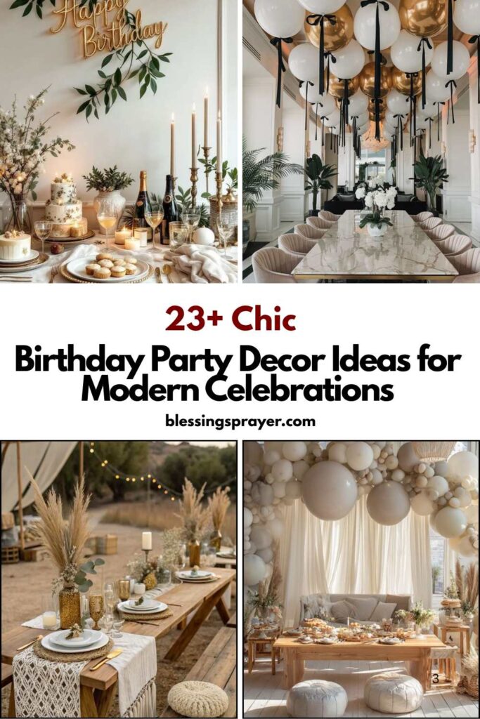 Birthday Party Decor Ideas for Modern Celebrations