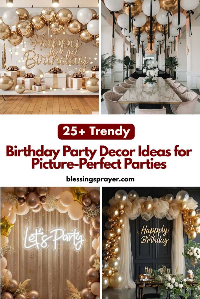 Birthday Party Decor Ideas for Picture-Perfect Parties