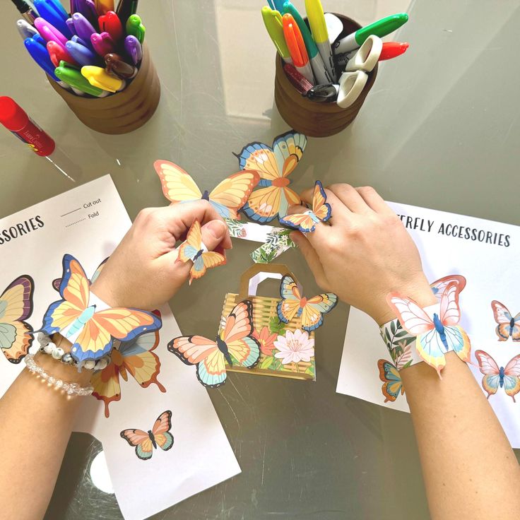 Butterfly Bracelet Making