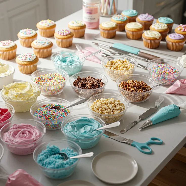 DIY Cupcake Decorating Birthday