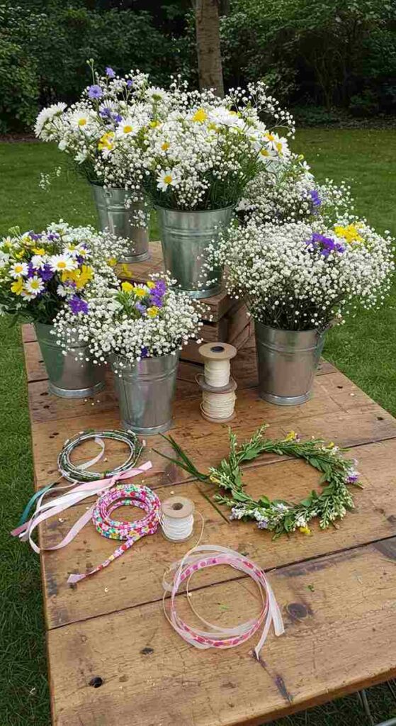 DIY Flower Crown Station