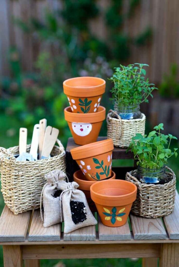 DIY Mini Plant Pots