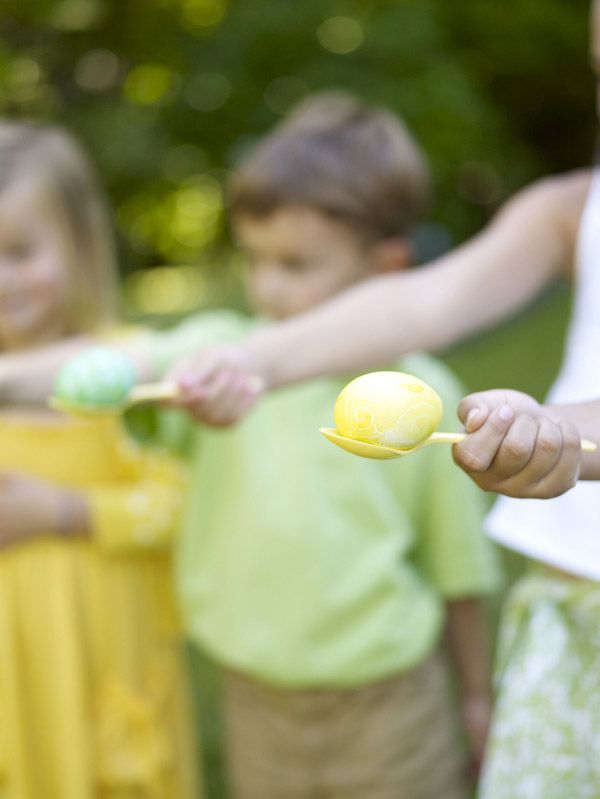 Easter Egg Relay Race