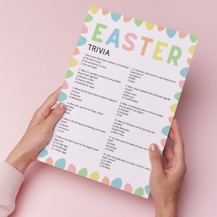 Easter Trivia Challenge