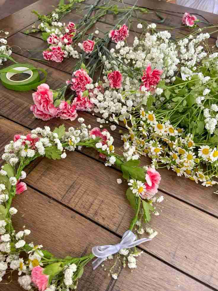 Floral Crown Making Station