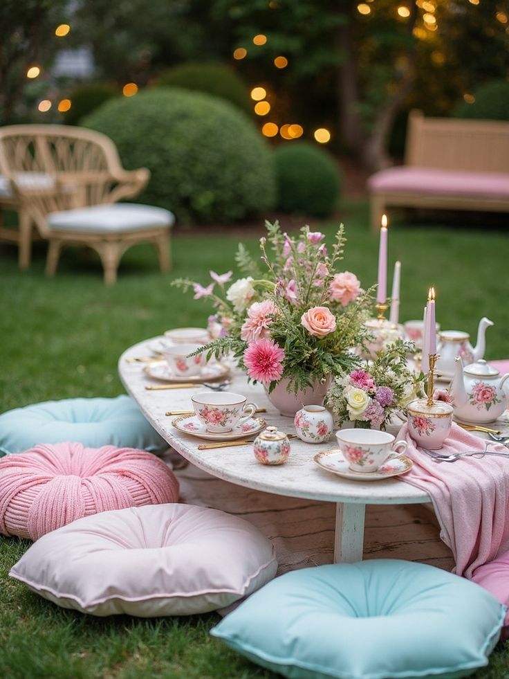 Garden Tea Party for Kids