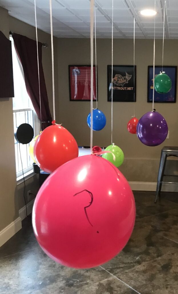 Indoor Balloon Pop Challenge