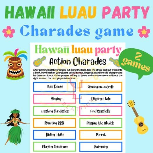 Luau Charades