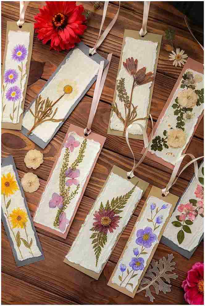 Nature Bookmark Making