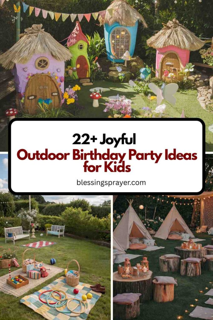Outdoor Birthday Party Ideas for Kids