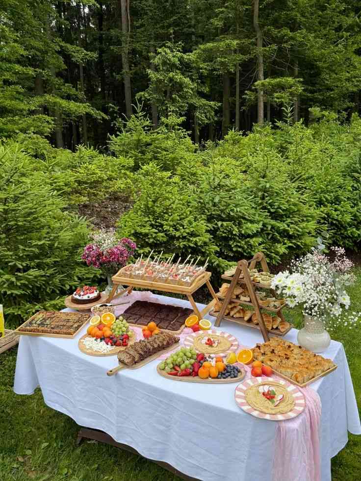 Outdoor Breakfast Birthday Party