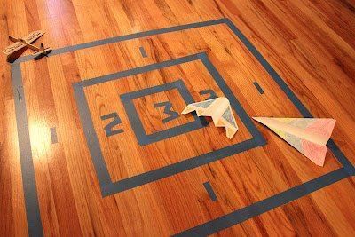 Paper Airplane Target Toss