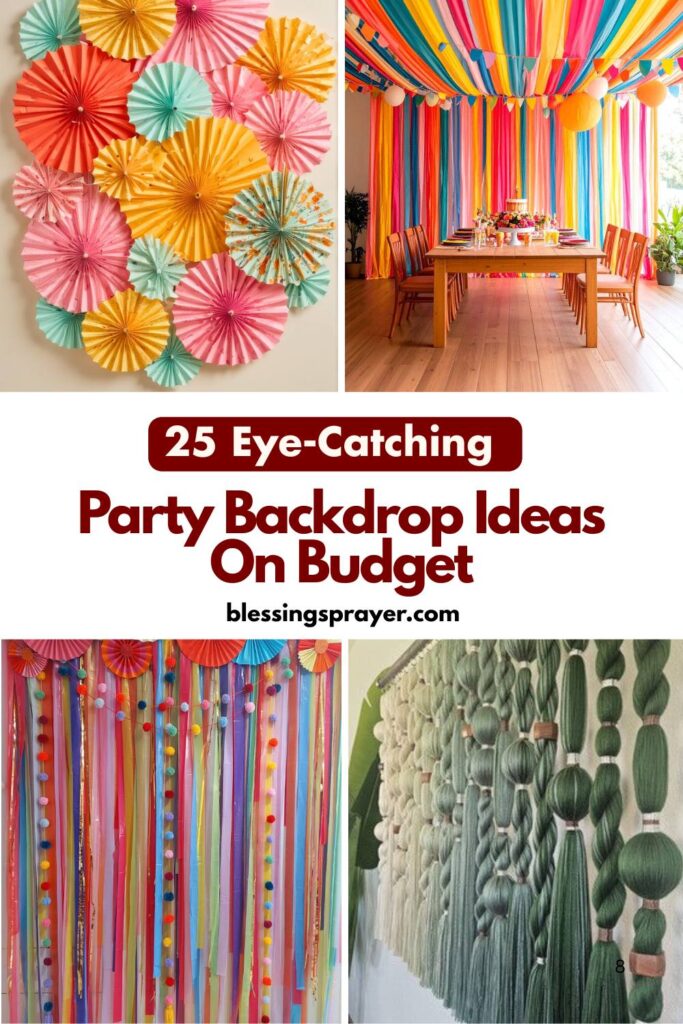 Party Backdrop Ideas On Budget