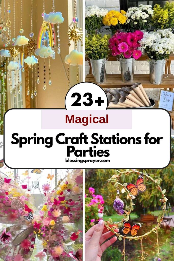 Spring Craft Stations for Parties