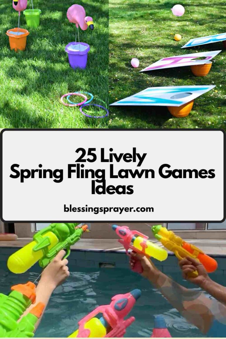 25 Lively Spring Fling Lawn Games Ideas - † ️️ Daily Blessings Prayer ️