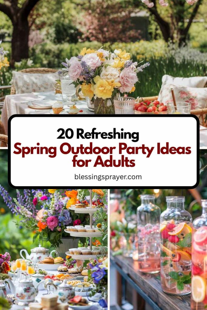 Spring Outdoor Party Ideas for Adults