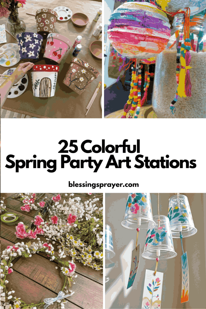 Spring Party Art Stations