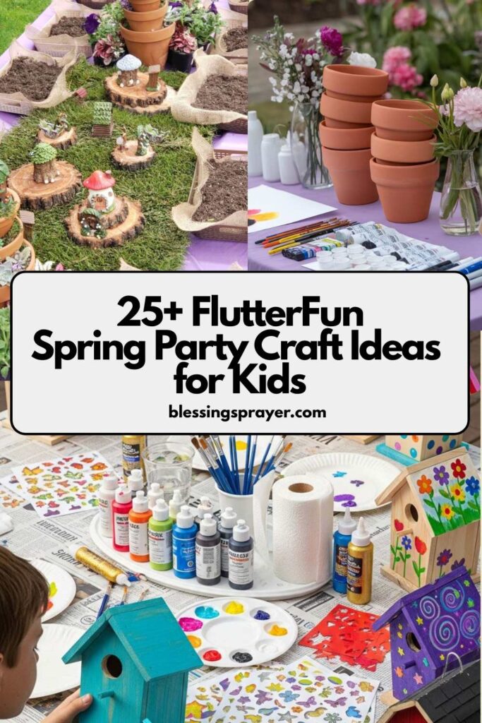 Spring Party Craft Ideas for Kids