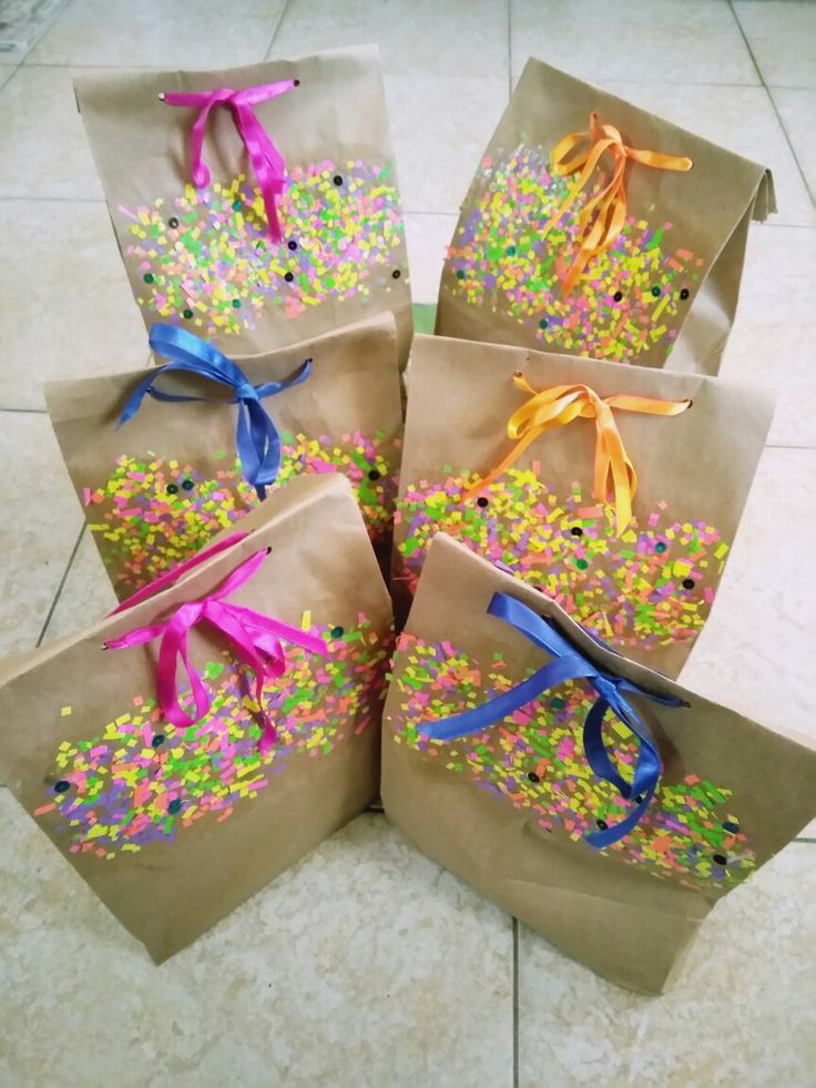 Sprinkle Craft Party Bags