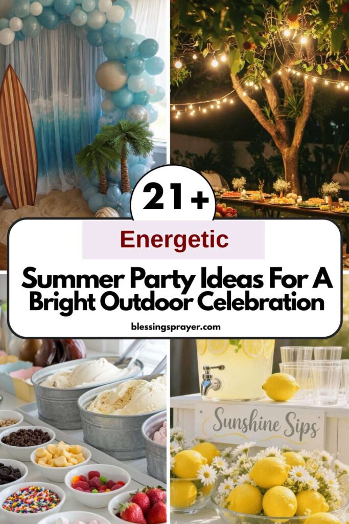Summer Party Ideas For A Bright Outdoor Celebration