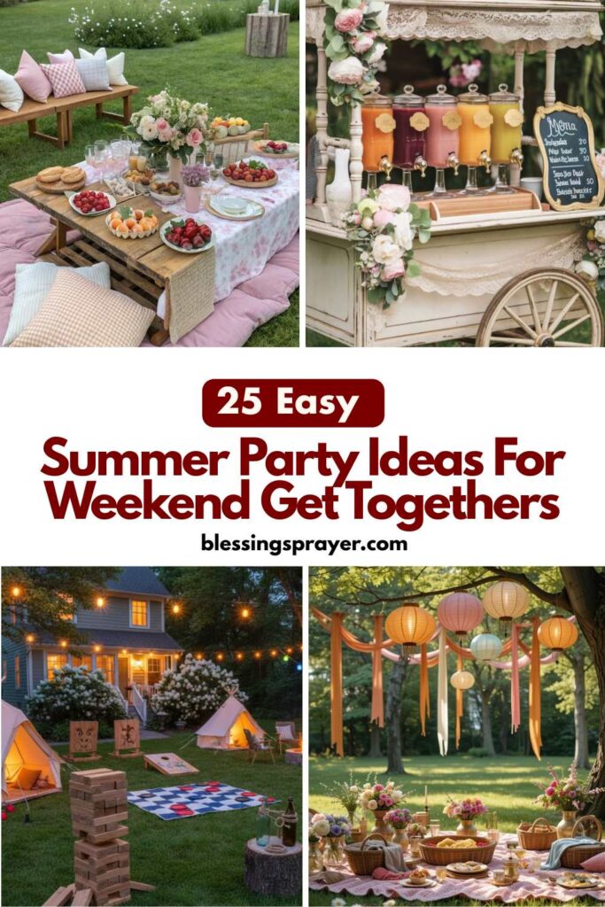 25 Easy Summer Party Ideas For Weekend Get Togethers