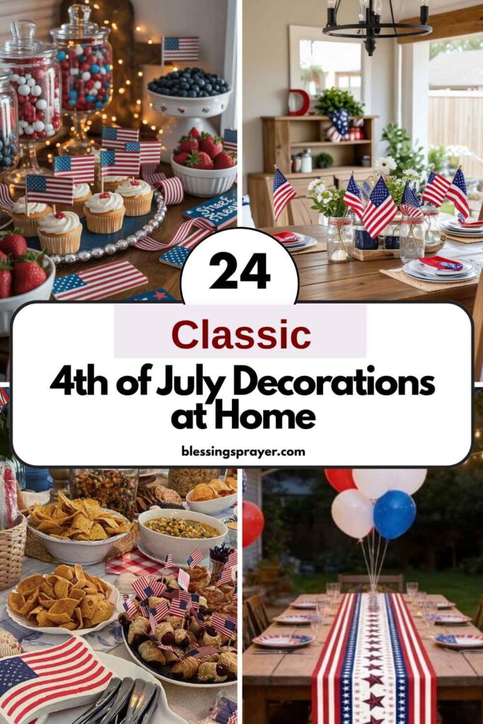 4th of July Decorations at Home