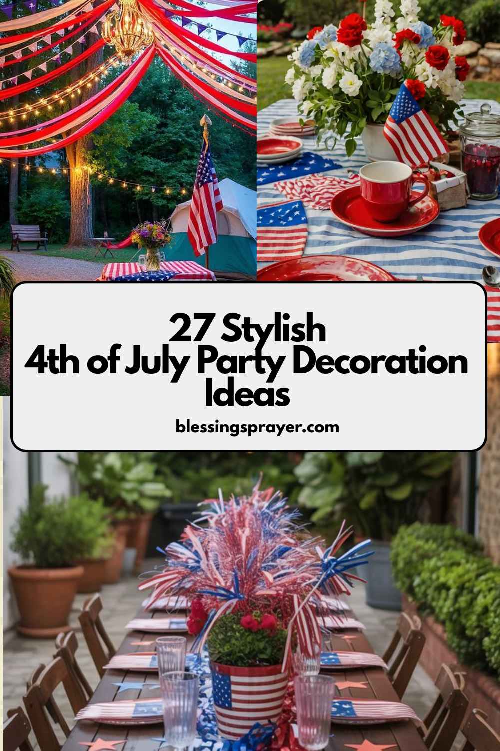 4th of July Party Decoration Ideas