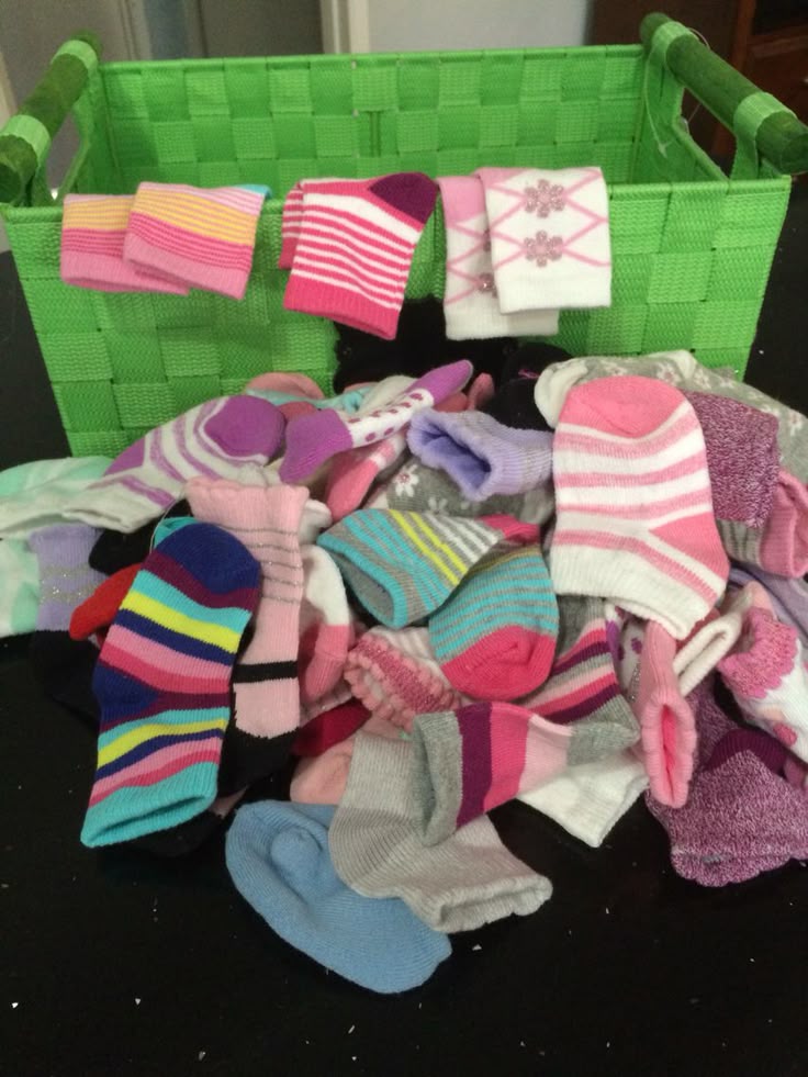 Baby Sock Matching Game Party