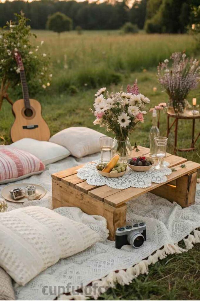 Backyard Picnic Party Setup