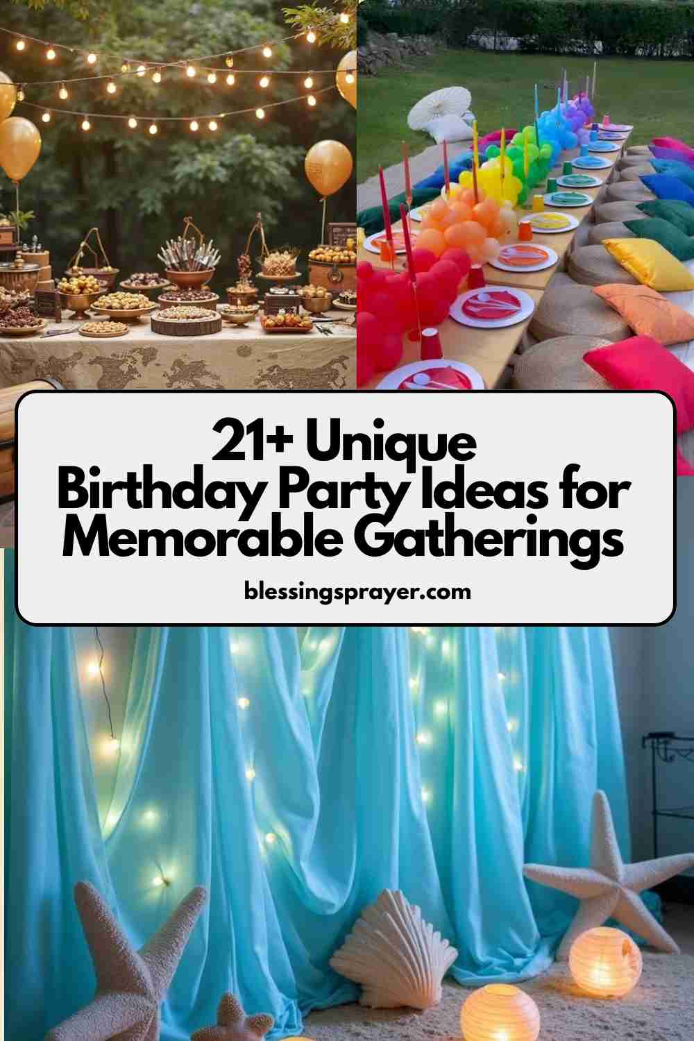 21+ Unique Birthday Party Ideas for Memorable Gatherings - † ️️ Daily ...