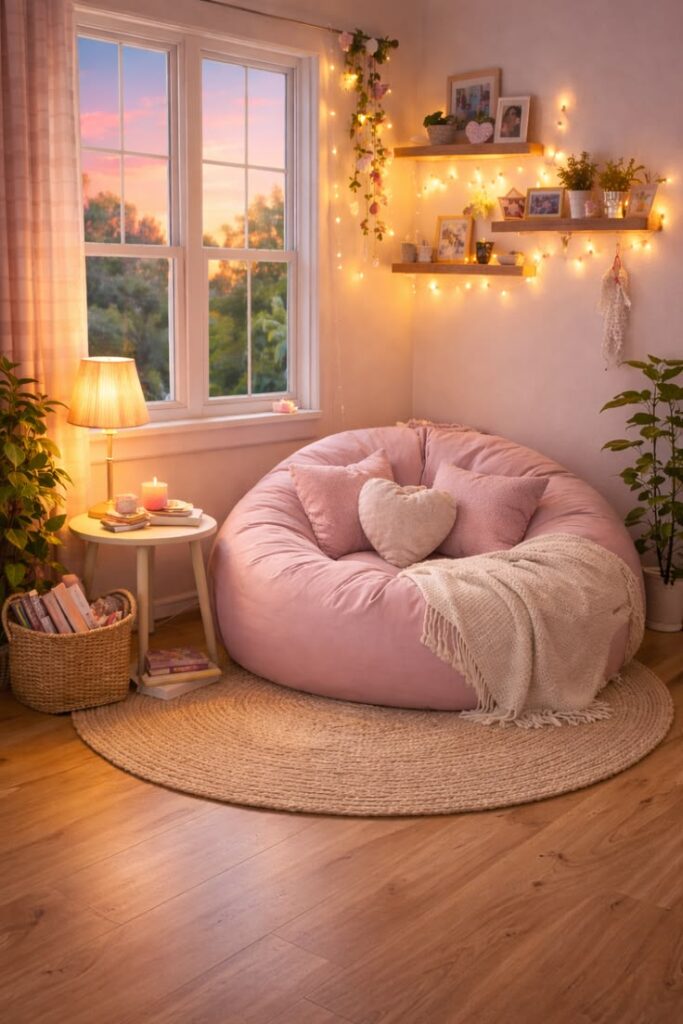 Blush Pink Aesthetic Setup