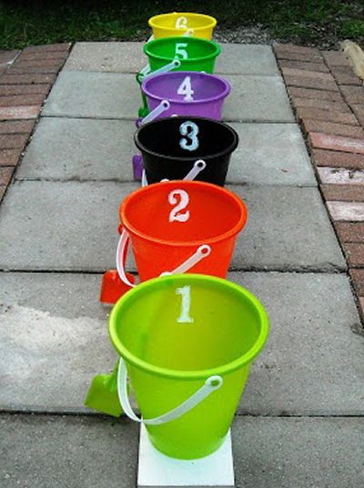 Bucket Toss Game