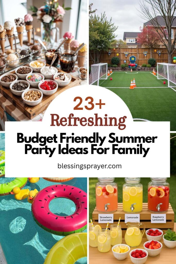 Budget Friendly Summer Party Ideas For Family