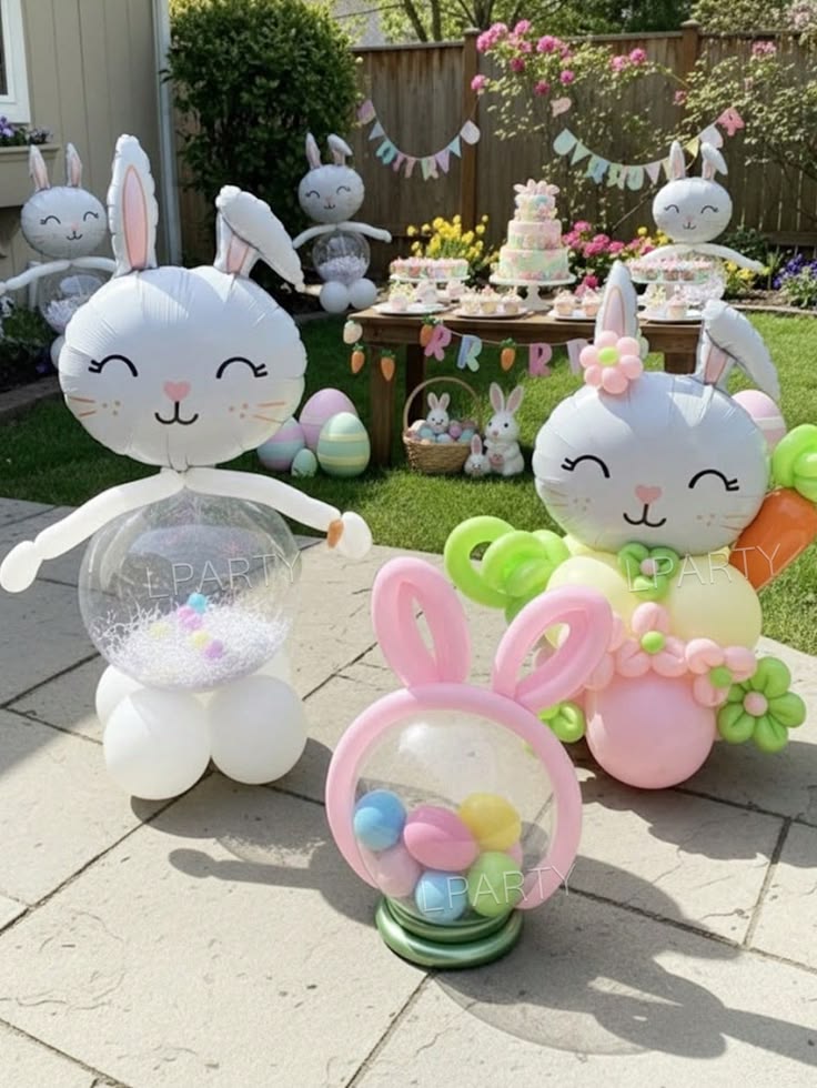 Bunny-Themed Dance Party Corner