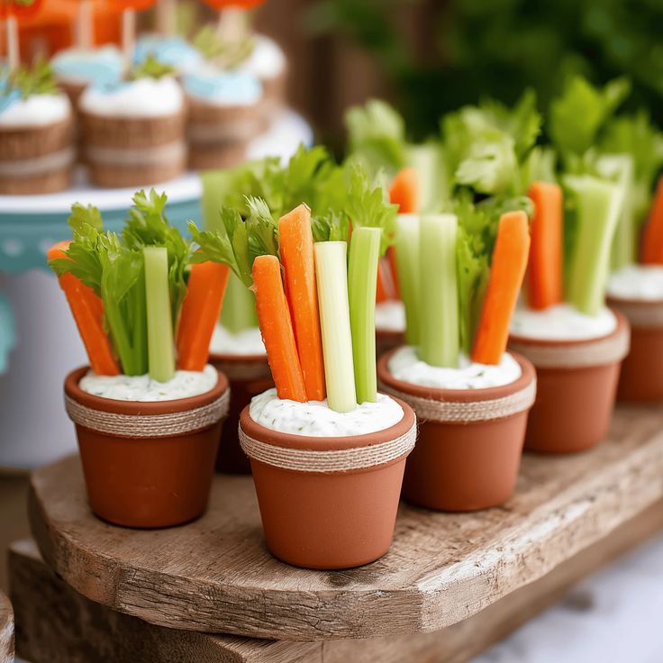 Carrot-Themed Snack Garden Party