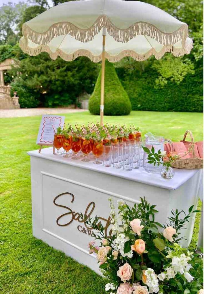 Chic Minimal Garden Cocktail