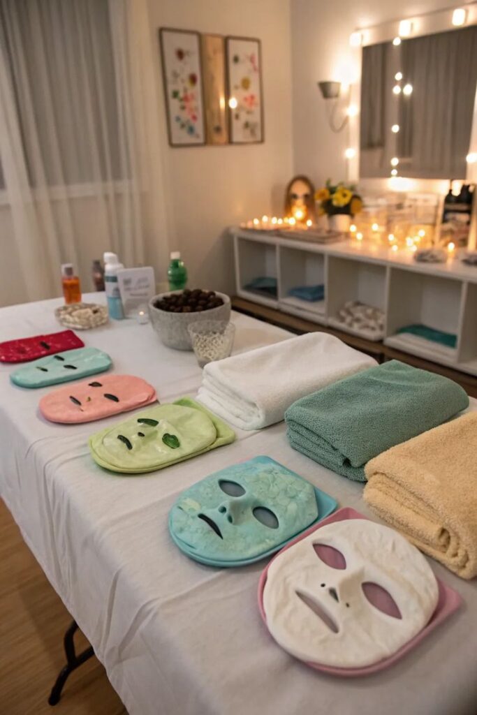 DIY Face Mask Spa Station