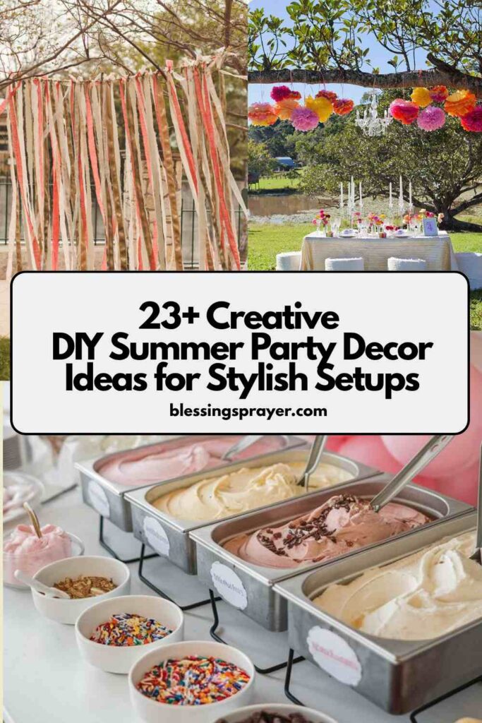 DIY Summer Party Decor Ideas for Stylish Setups