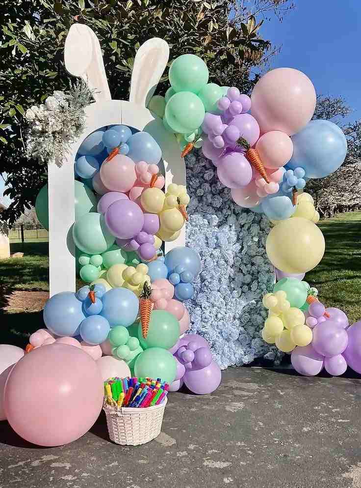 Easter Balloon Garden Party