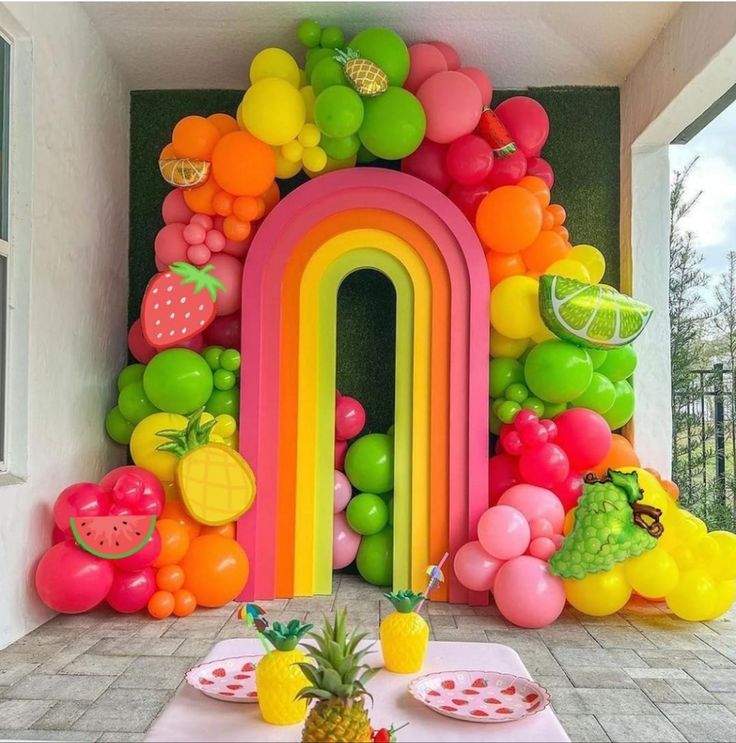 Fruit-Inspired Decor Setup