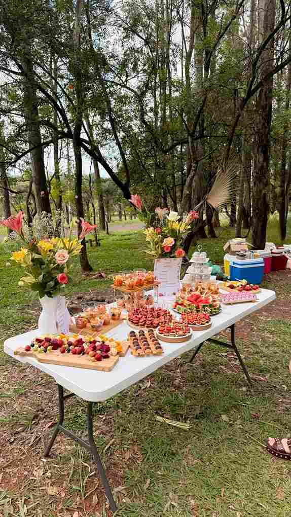 Garden Dessert Picnic Corner