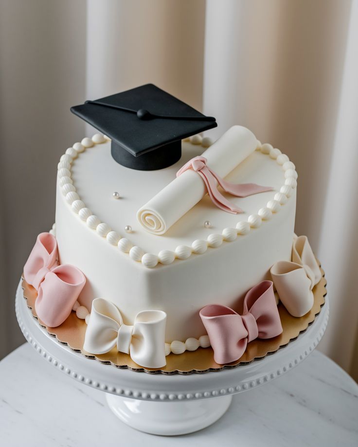 Graduation Cake Table Decor