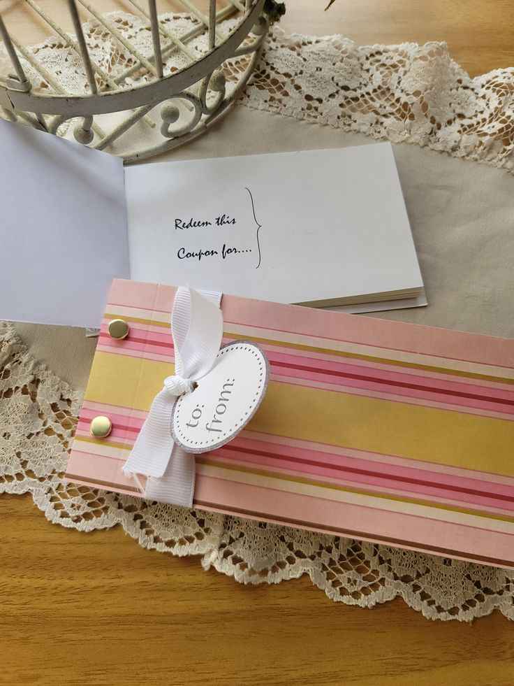 Handmade Coupon Book