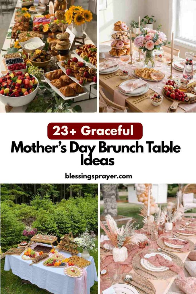 Mother’s Day Brunch Table Ideas