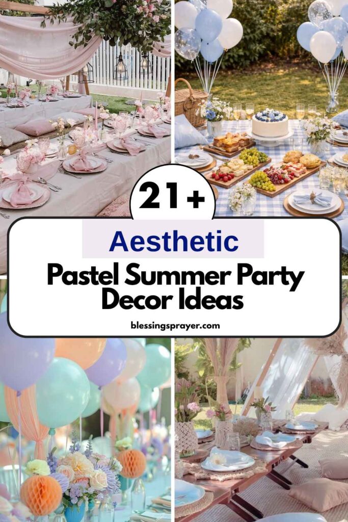 Pastel Summer Party Decor Ideas