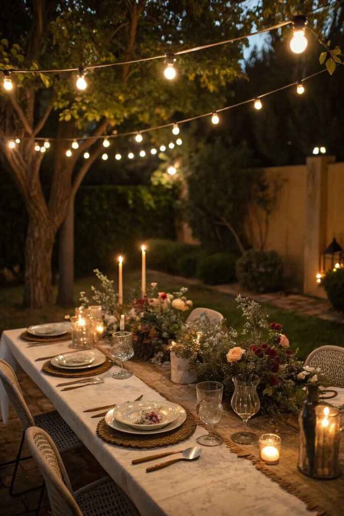 Patio Dinner Under The Stars