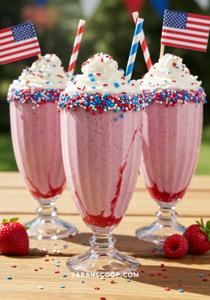 Patriotic Smoothie Cups