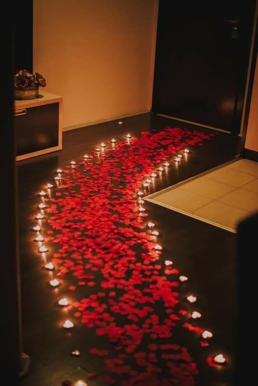 Rose Petal Pathway Setup