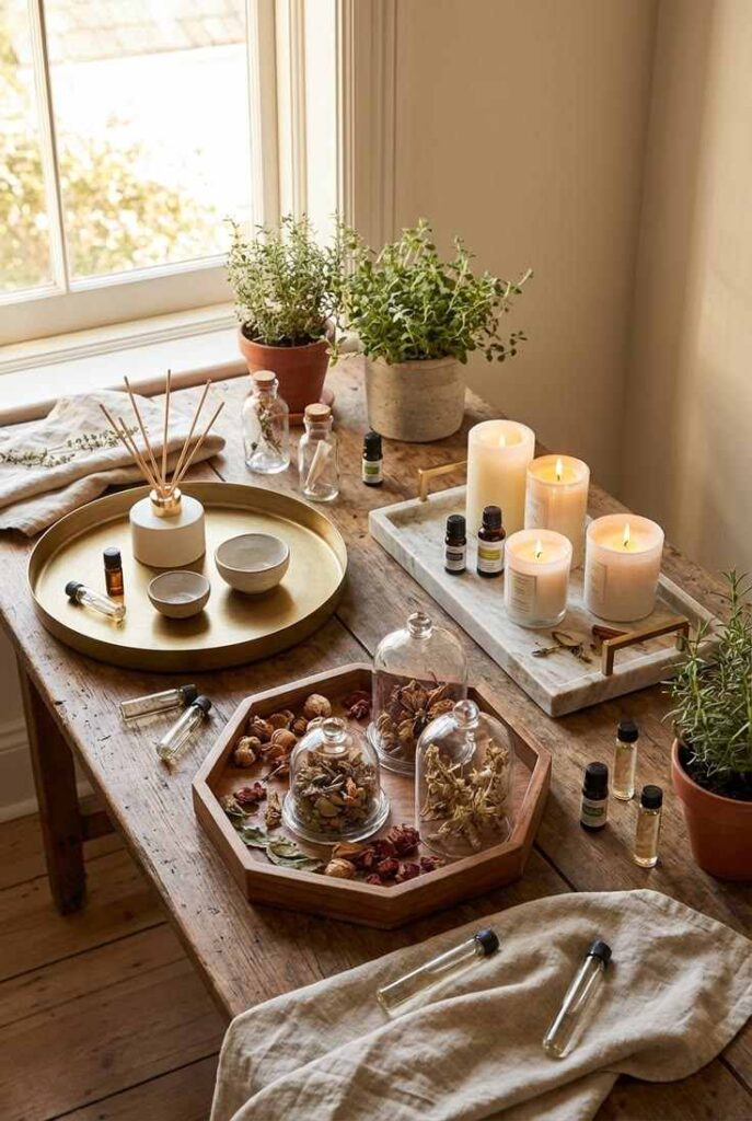 Scented Decor Setup